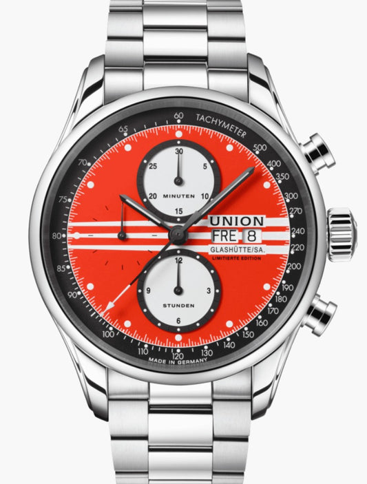 UNION GLASHÜTTE VIRO CHRONOGRAPH LIMITIERTE EDITION 200 STK. SILVRETTA CLASSIC 2023 D011.414.16.420.09