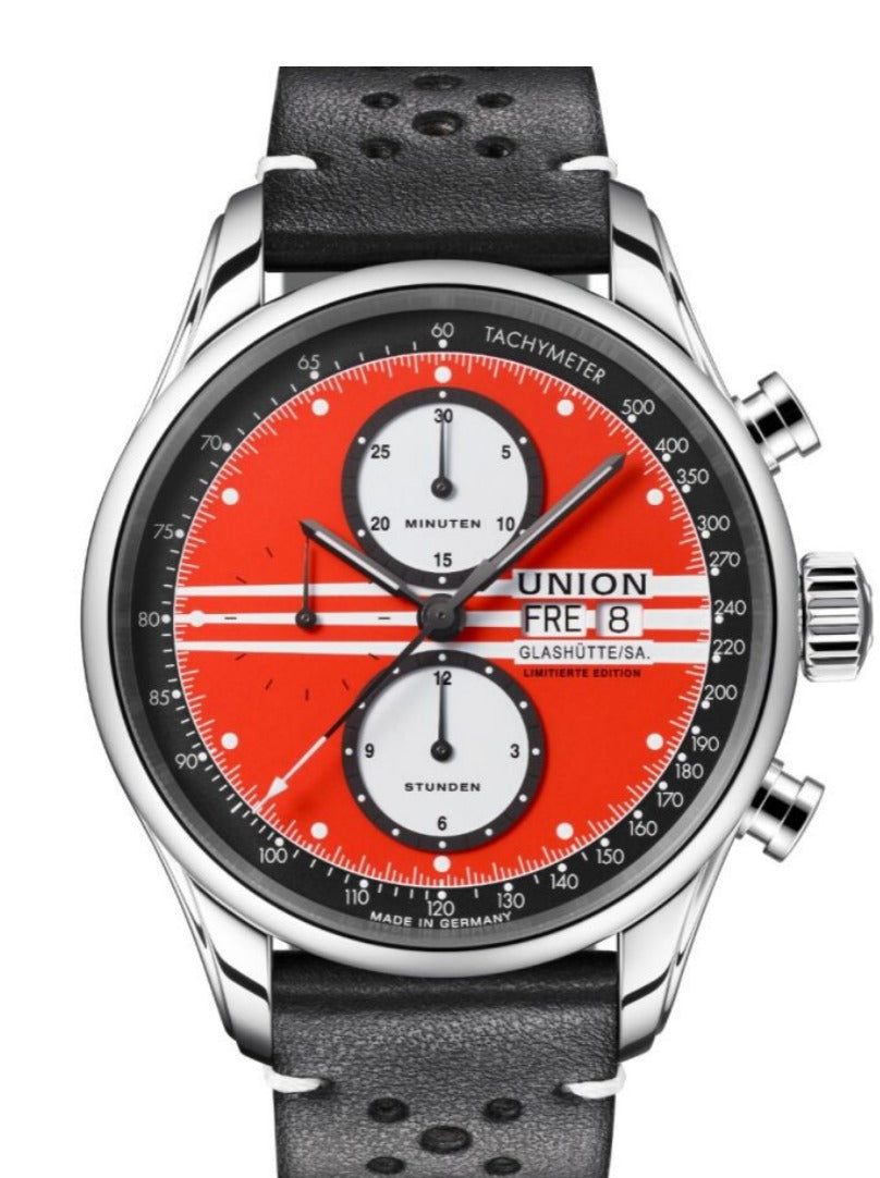 UNION GLASHÜTTE VIRO CHRONOGRAPH LIMITIERTE EDITION 200 STK. SILVRETTA CLASSIC 2023 D011.414.16.420.09