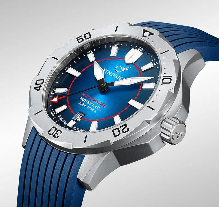 FINDEISEN NAUTICMASTER DIVER DLC F-1253-NM-DLC-B-GB-A26-KB