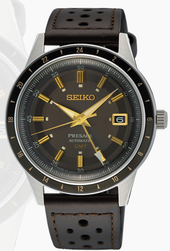 SEIKO PRESAGE Style60's GMT SSK013 AUTOMATIK