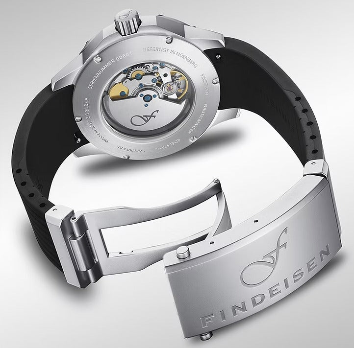 FINDEISEN NAUTICMASTER DIVER DLC F-1253-NM-DLC-A-GB-A26-KS