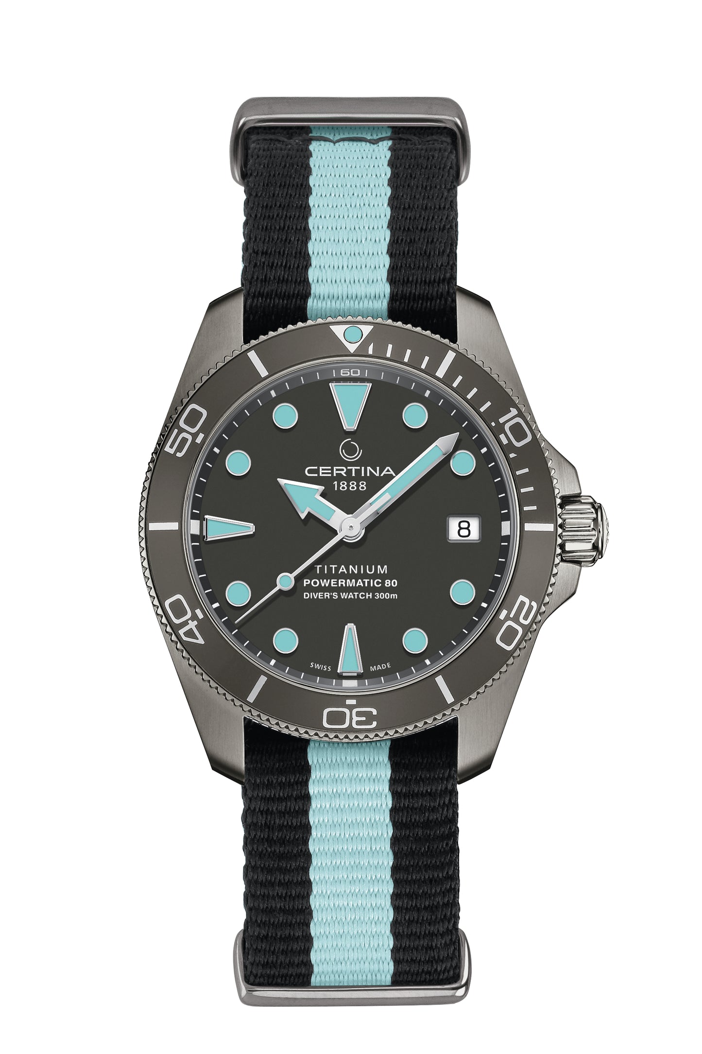 CERTINA DS ACTION DIVER POWERMATIC C032.807.48.081.00 TITAN
