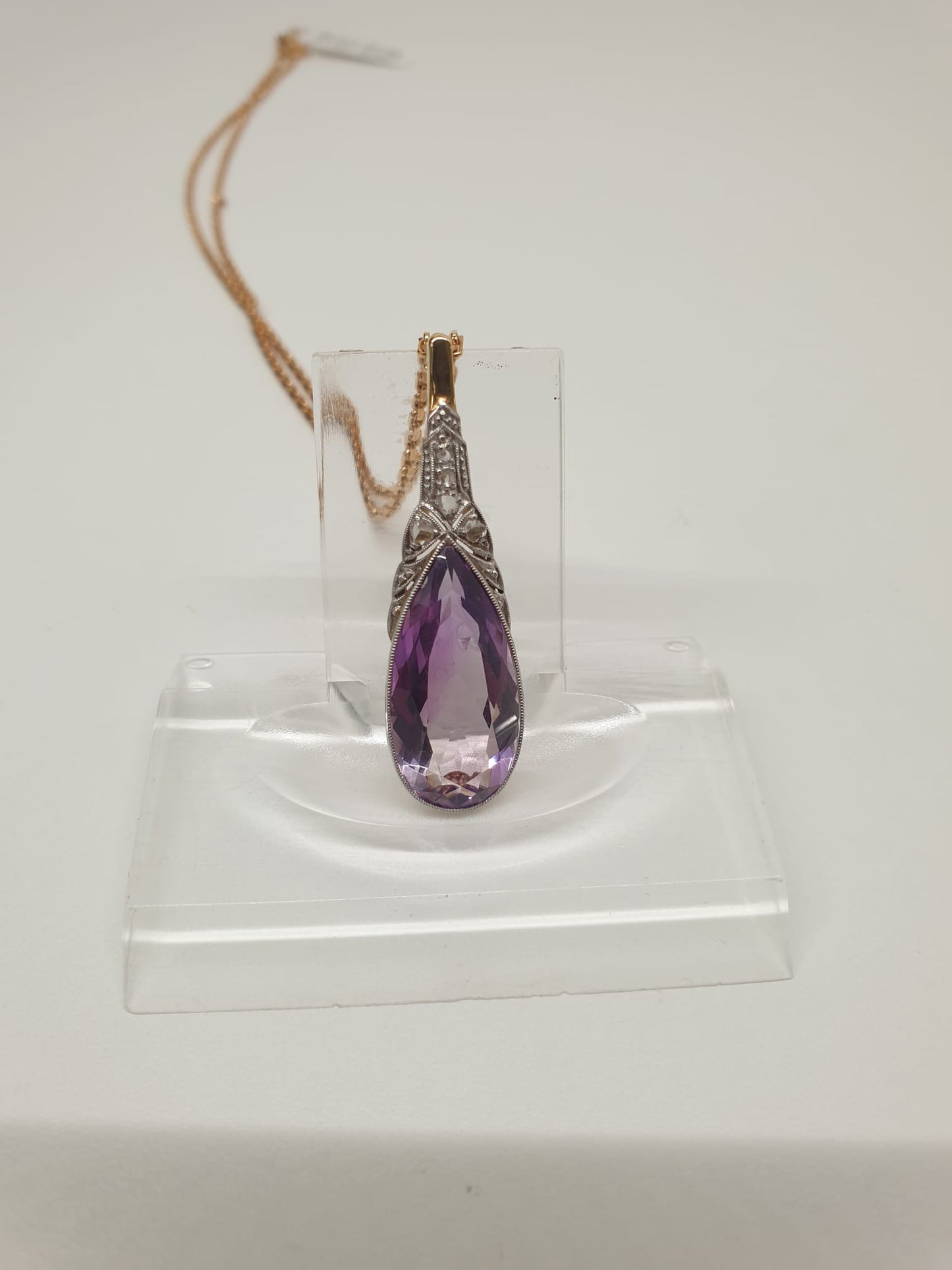 Amethyst Collier Vintage Art Deco