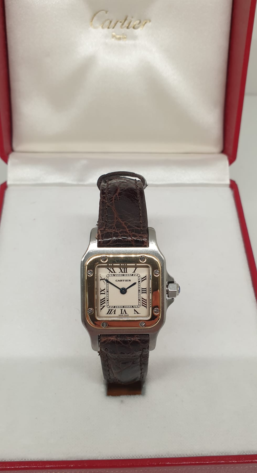 CARTIER Santos Galbée Lady Quartz Vintage