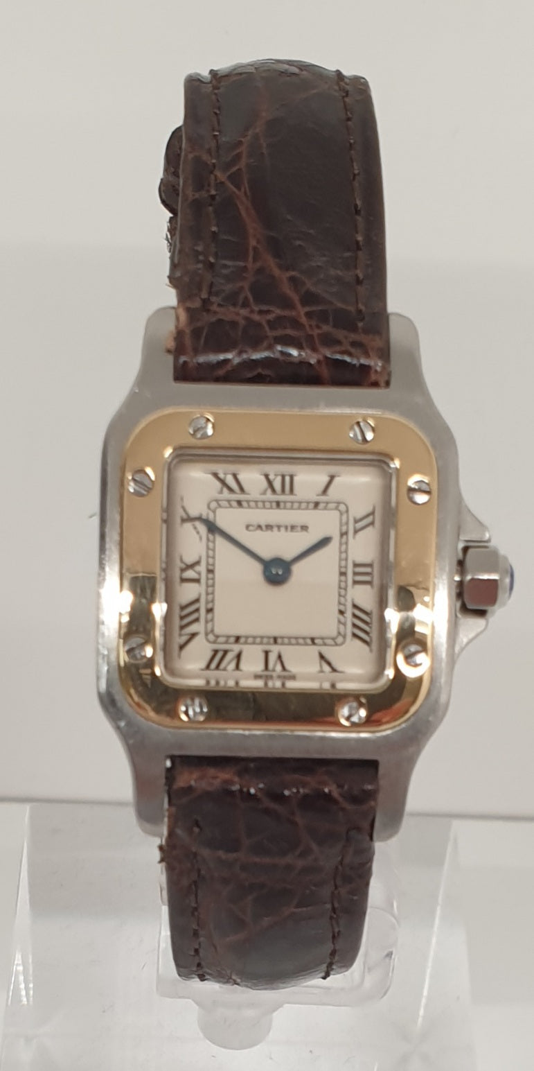 CARTIER Santos Galbée Lady Quartz Vintage