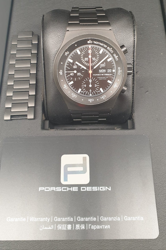 Porsche Design Timepieces Chronograph1-All Black Numbered Edition WAP071009 PBLK