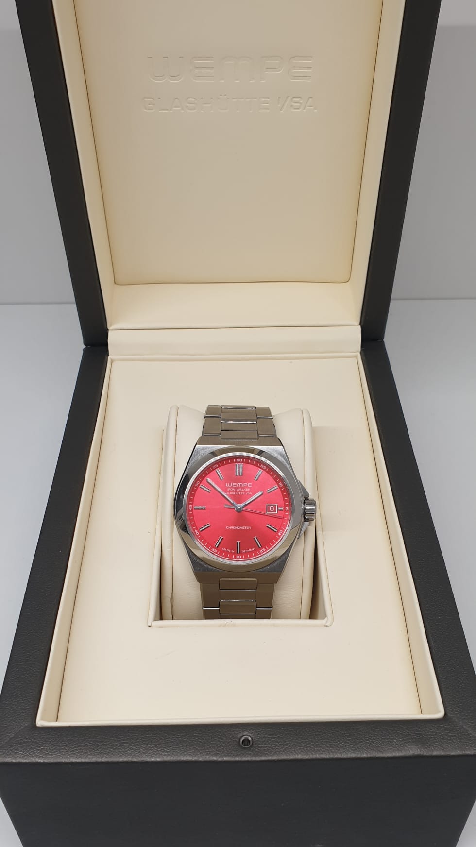 Wempe Glashütte Iron Walker Automatik Rot 40 W100016