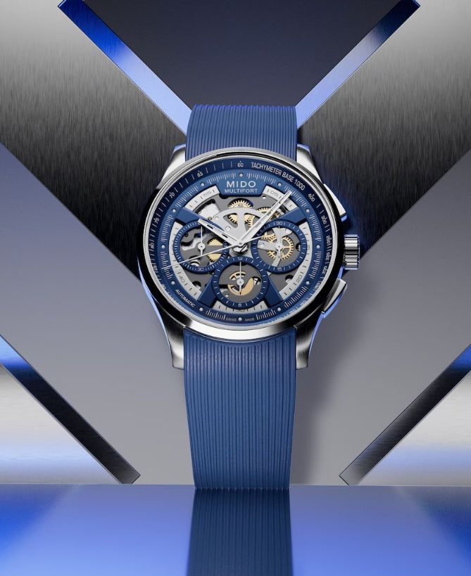 MIDO MULTIFORT SKELETON CHRONOGRAPH M038.662.17.040.00