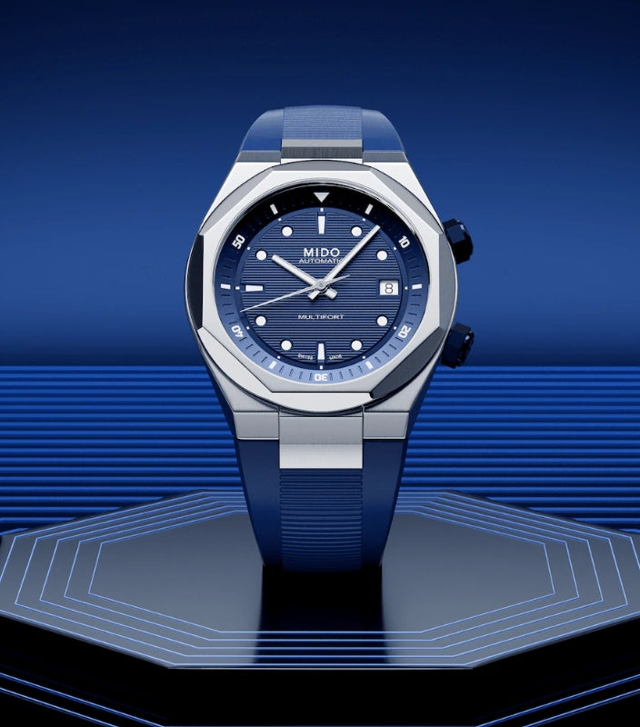 MIDO MULTIFORT 8 TWO CROWNS M047.507.17.041.00