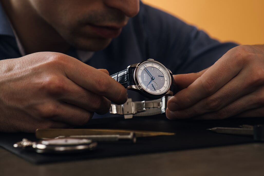 UNION GLASHÜTTE 1893 JOHANNES DÜRRSTEIN EDITION GANGRESERVE D007.456.16.082.00