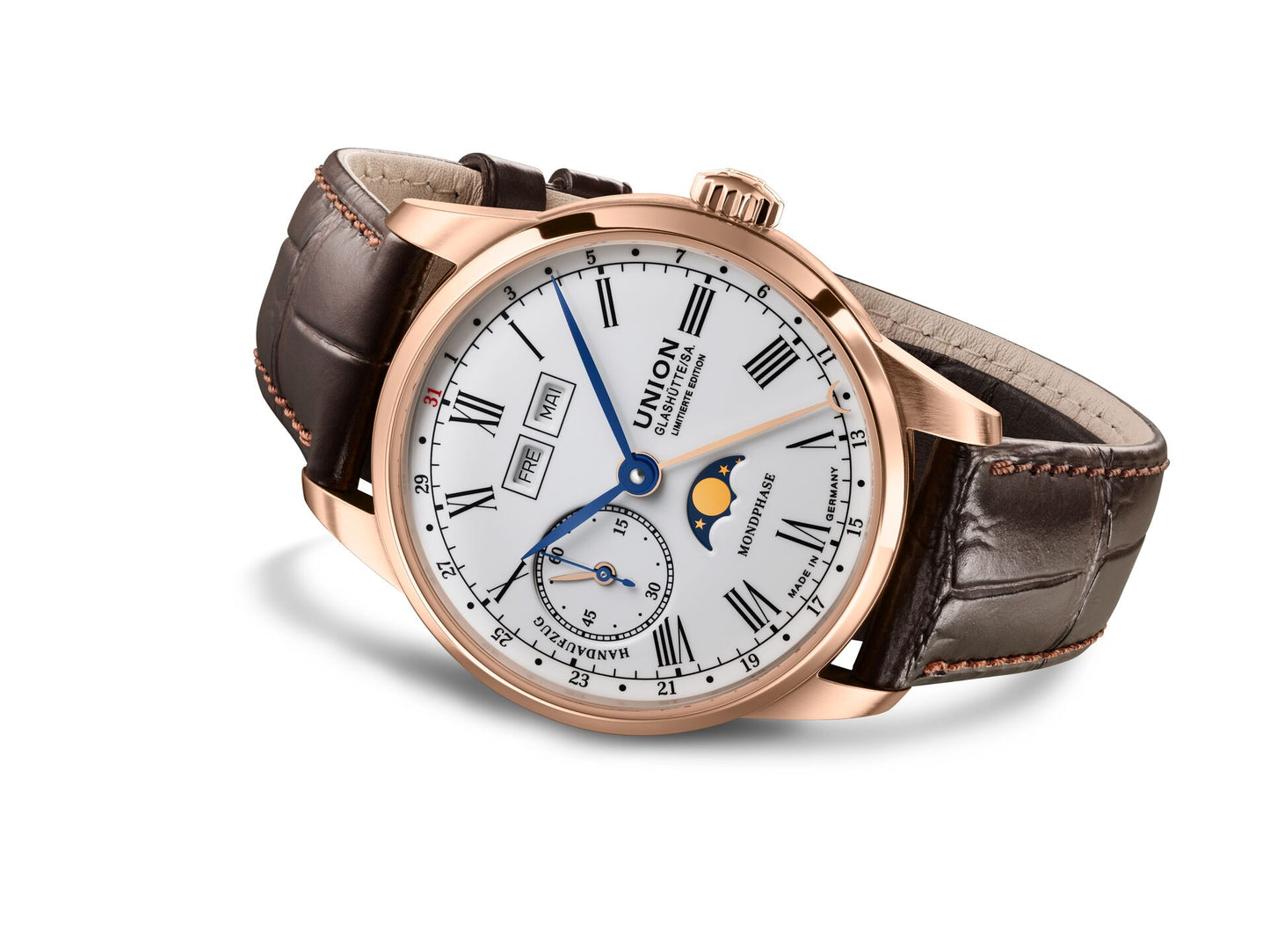 UNION GLASHÜTTE 1893 JOHANNES DÜRRSTEIN EDITION MONDPHASE LIMITED EDITION 131 Stk.