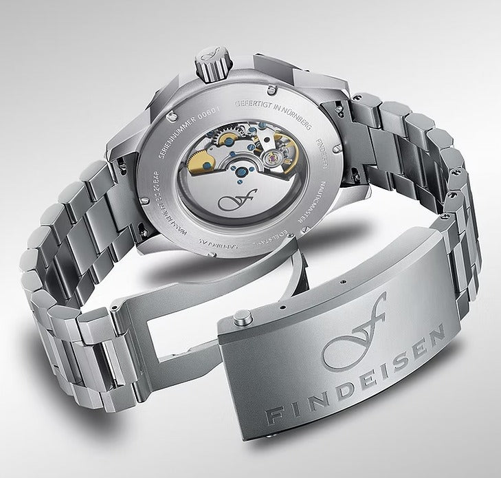 FINDEISEN NAUTICMASTER DIVER DLC F-1253-NM-DLC-G-GB-A26-S