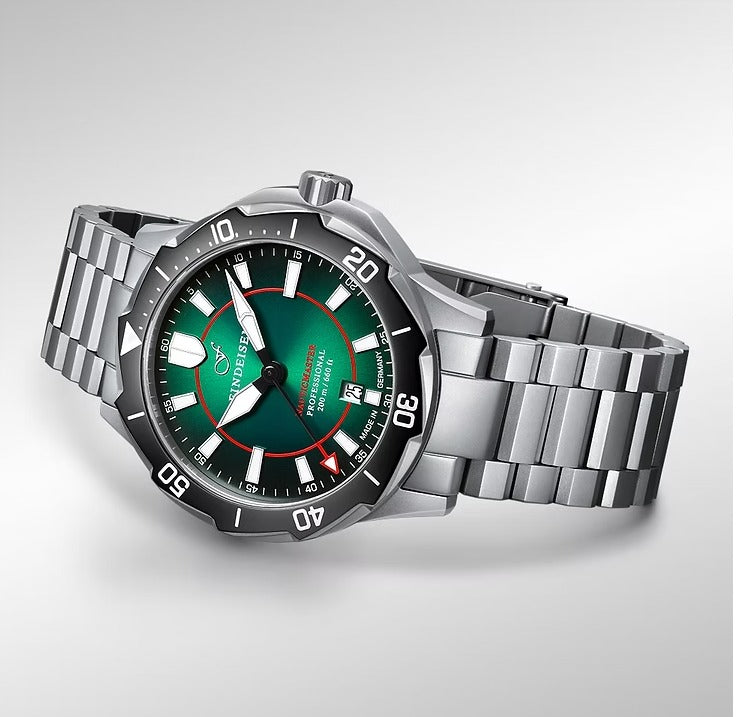 FINDEISEN NAUTICMASTER DIVER DLC F-1253-NM-DLC-G-GB-A26-S