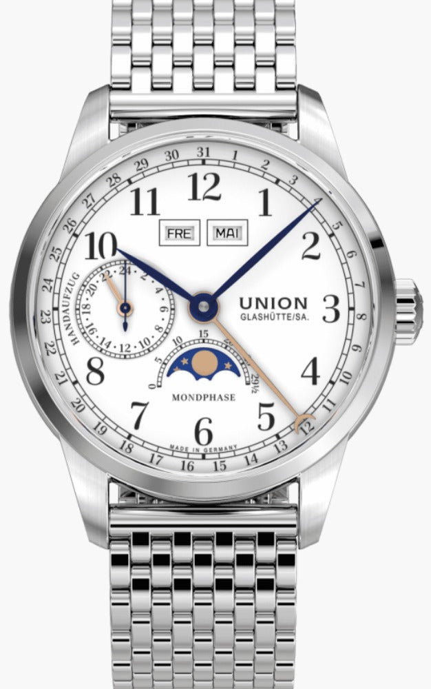 UNION GLASHÜTTE 1893 JOHANNES DÜRRSTEIN EDITION MONDPHASE D007.458.11.017.00