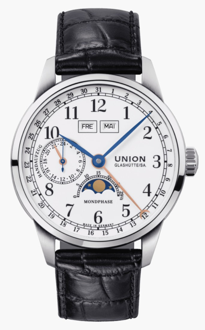 UNION GLASHÜTTE 1893 JOHANNES DÜRRSTEIN EDITION MONDPHASE D007.458.16.017.00