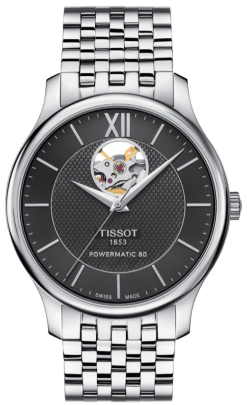 TISSOT TRADITION POWERMATIC 80 OPEN HEART T063.907.11.058.00