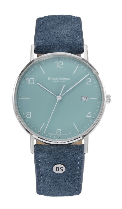 BRUNO SÖHNLE GLASHÜTTE RONDO PETROL 17-13105-421