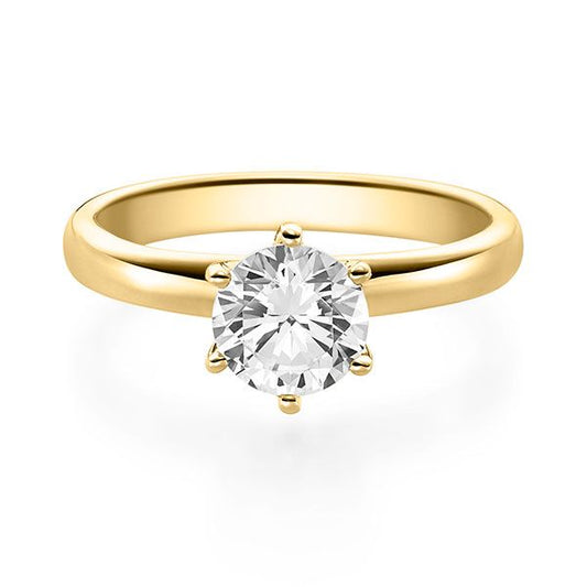 Labordiamanten Verlobungsring 585 Gold