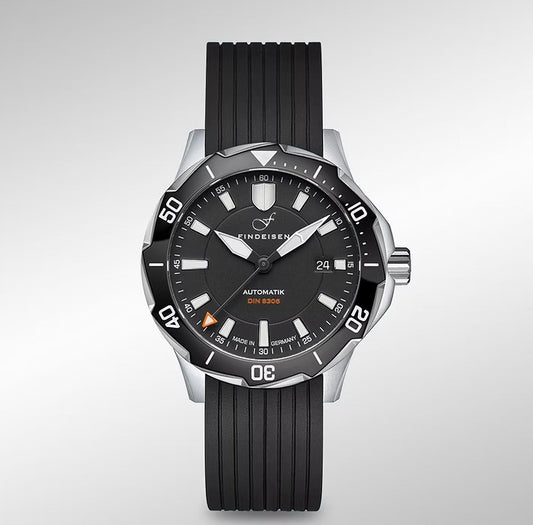 FINDEISEN NAUTICMASTER DIVER DLC F-1253-NM-DLC-A-GB-A26-KS