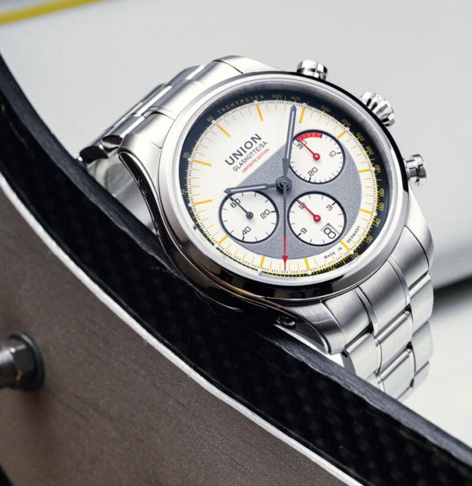 UNION GLASHÜTTE BELISAR CHRONOGRAPH LIMITIERTE EDITION SILVRETTA CLASSIC D009.427.18.011.09