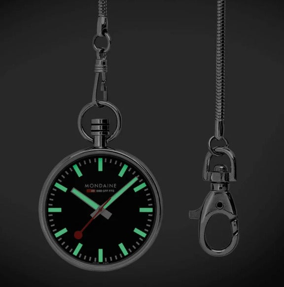 MONDAINE Taschenuhr mit Kette  A660.30316.20SBB