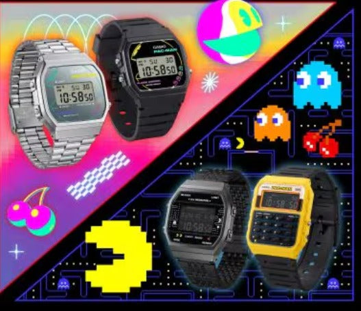 CASIO ICONIC PAC MAN A168WEPC-7A