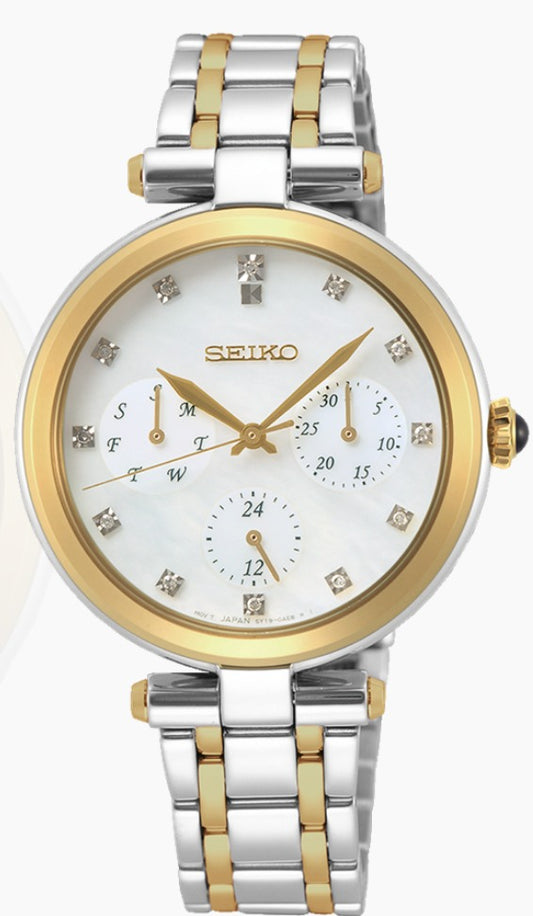 SEIKO QUARZ MIT DIAMANTEN SKY660P1