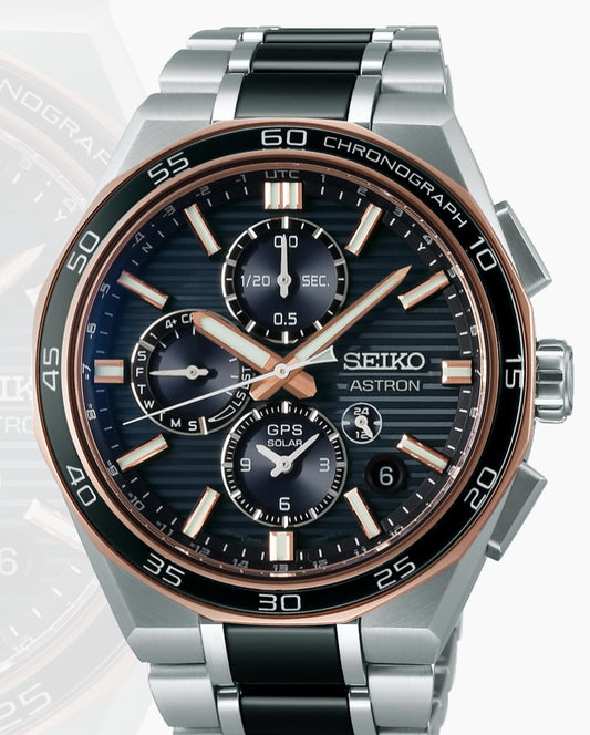 SEIKO ASTRON GPS SOLAR DUAL TIME CHRONOGRAPH SSH180J1 LIMTIED EDITION 1500 STK.