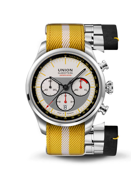 UNION GLASHÜTTE BELISAR CHRONOGRAPH LIMITIERTE EDITION SILVRETTA CLASSIC D009.427.18.011.09
