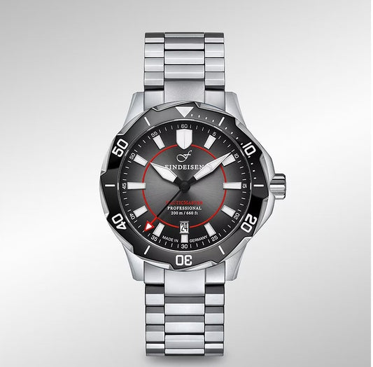 FINDEISEN NAUTICMASTER DIVER DLC F-1253-NM-S-SB-A26-KR