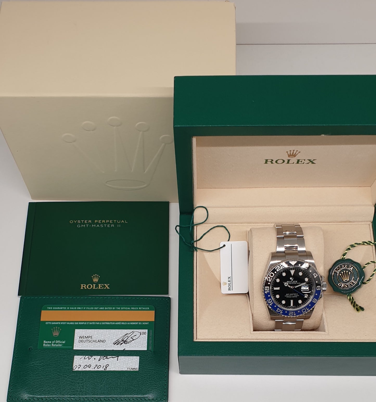 ROLEX GMT MASTER II-BATMAN Ref: 116710BLNR