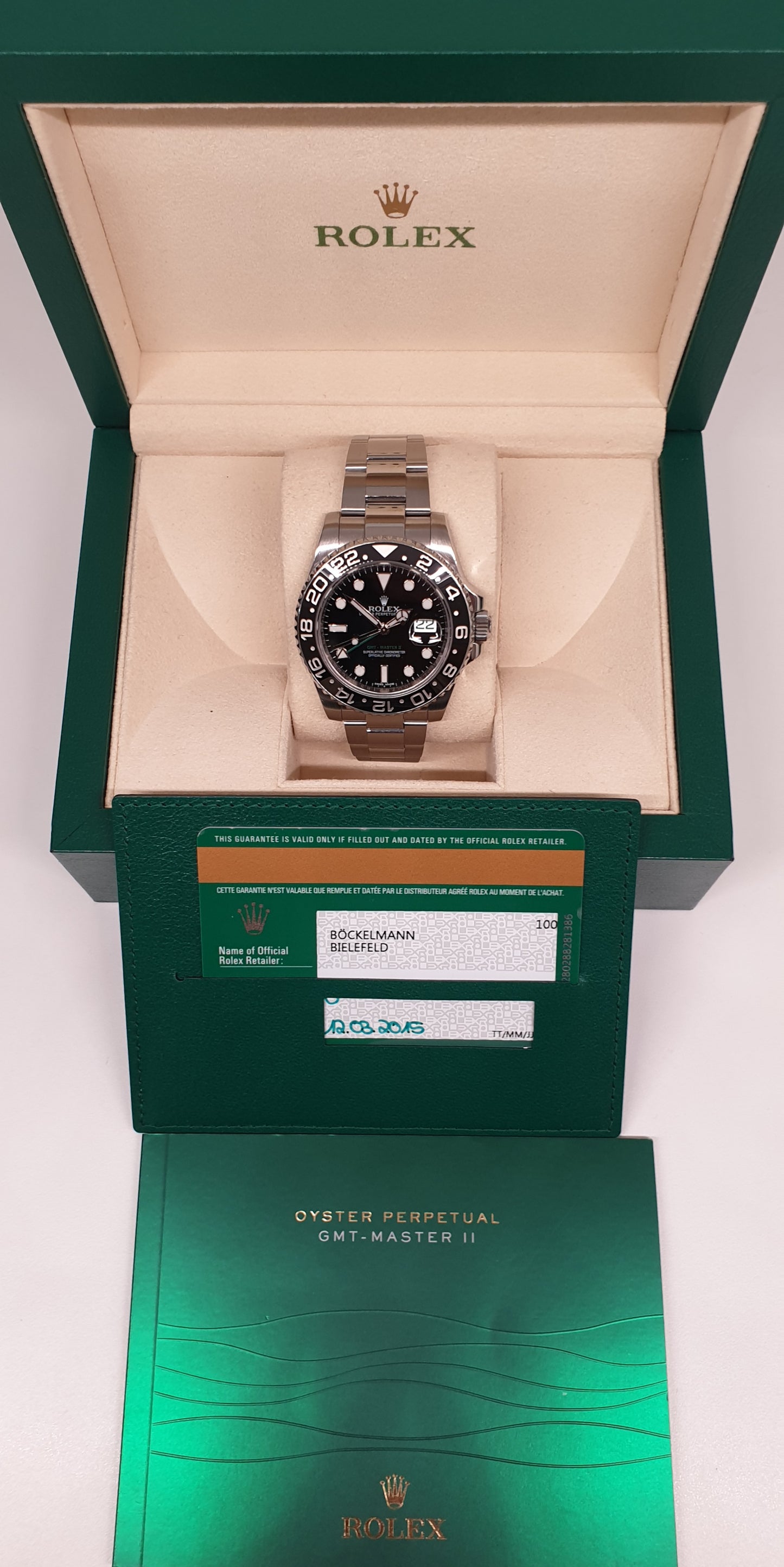 ROLEX GMT Master II Ref: 116710 LN LC100 Deutschland