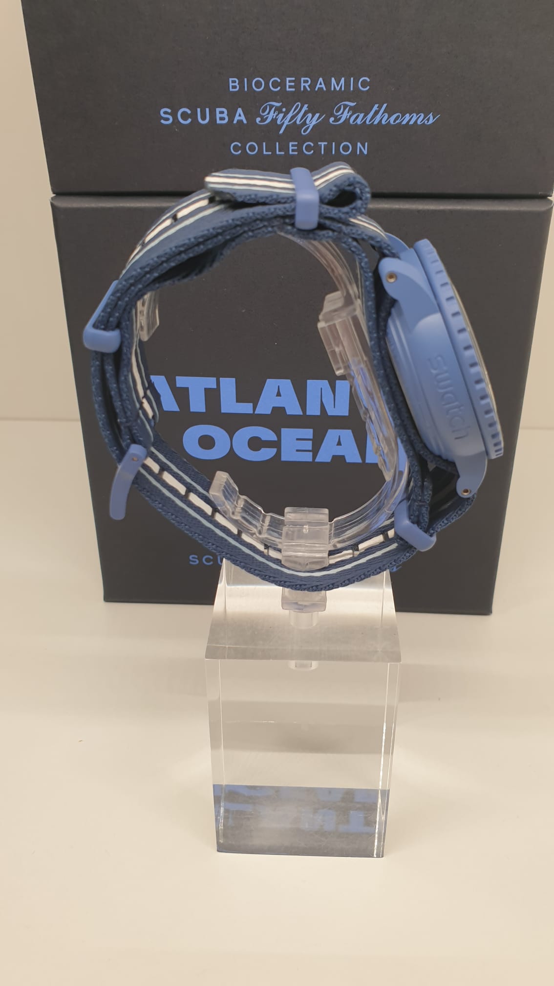 SWATCH ATLANTIC OCEAN BIOCERAMIC SCUBA FIFTY FATHOMS COLLECTION OCEAN OF STORMS