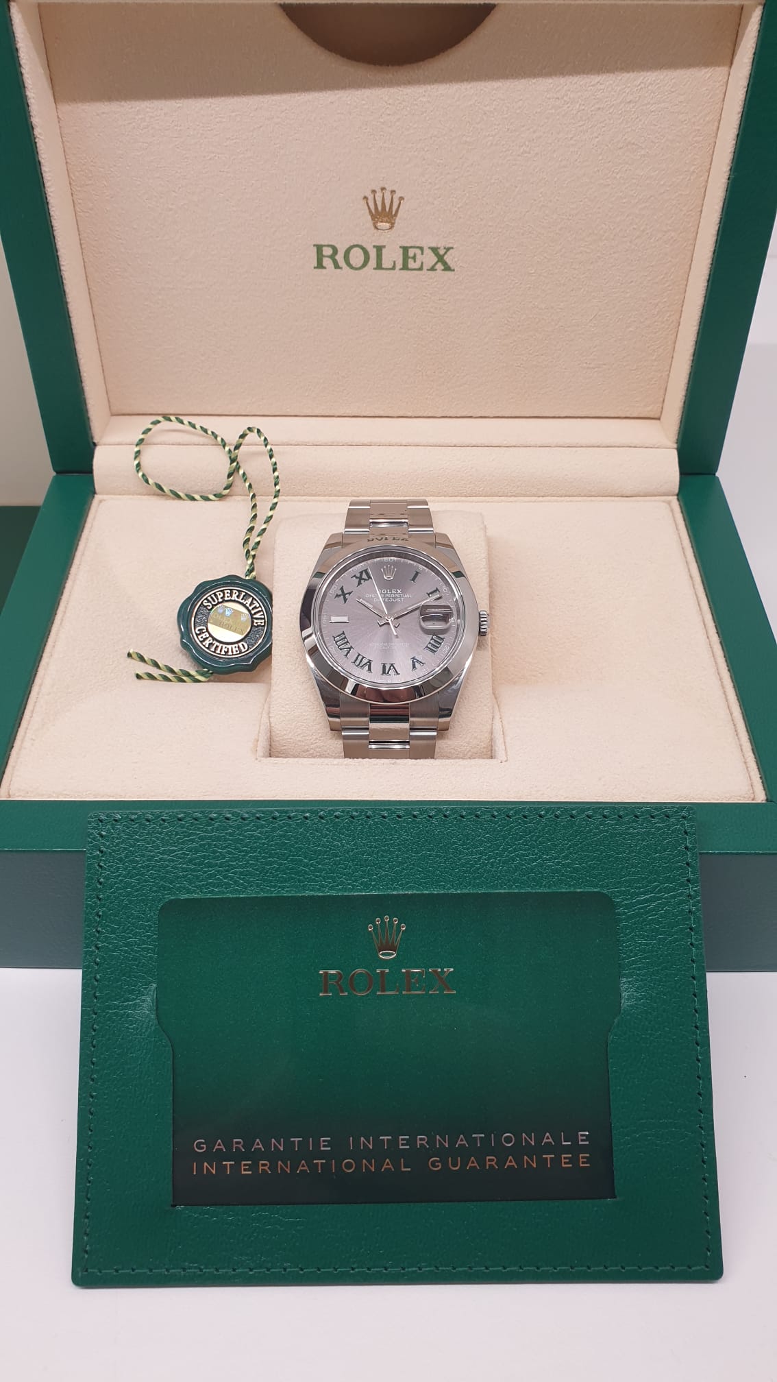 Rolex Datejust 41mm "Wimbledon" Modell: 126300