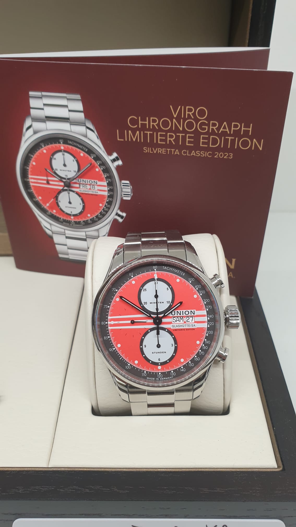 UNION GLASHÜTTE VIRO CHRONOGRAPH LIMITED EDITION SILVERETTA CLASSIC 2023