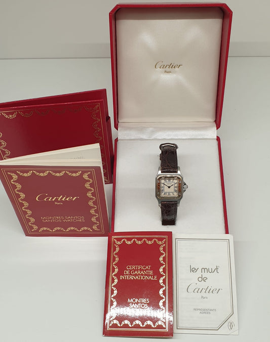 CARTIER Santos Galbée Lady Quartz Vintage