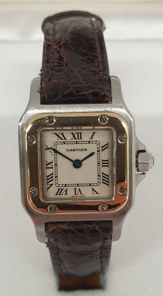 CARTIER Santos Galbée Lady Quartz Vintage