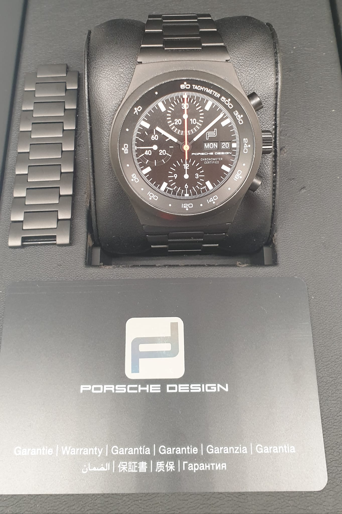 Porsche Design Timepieces Chronograph1-All Black Numbered Edition WAP071009 PBLK