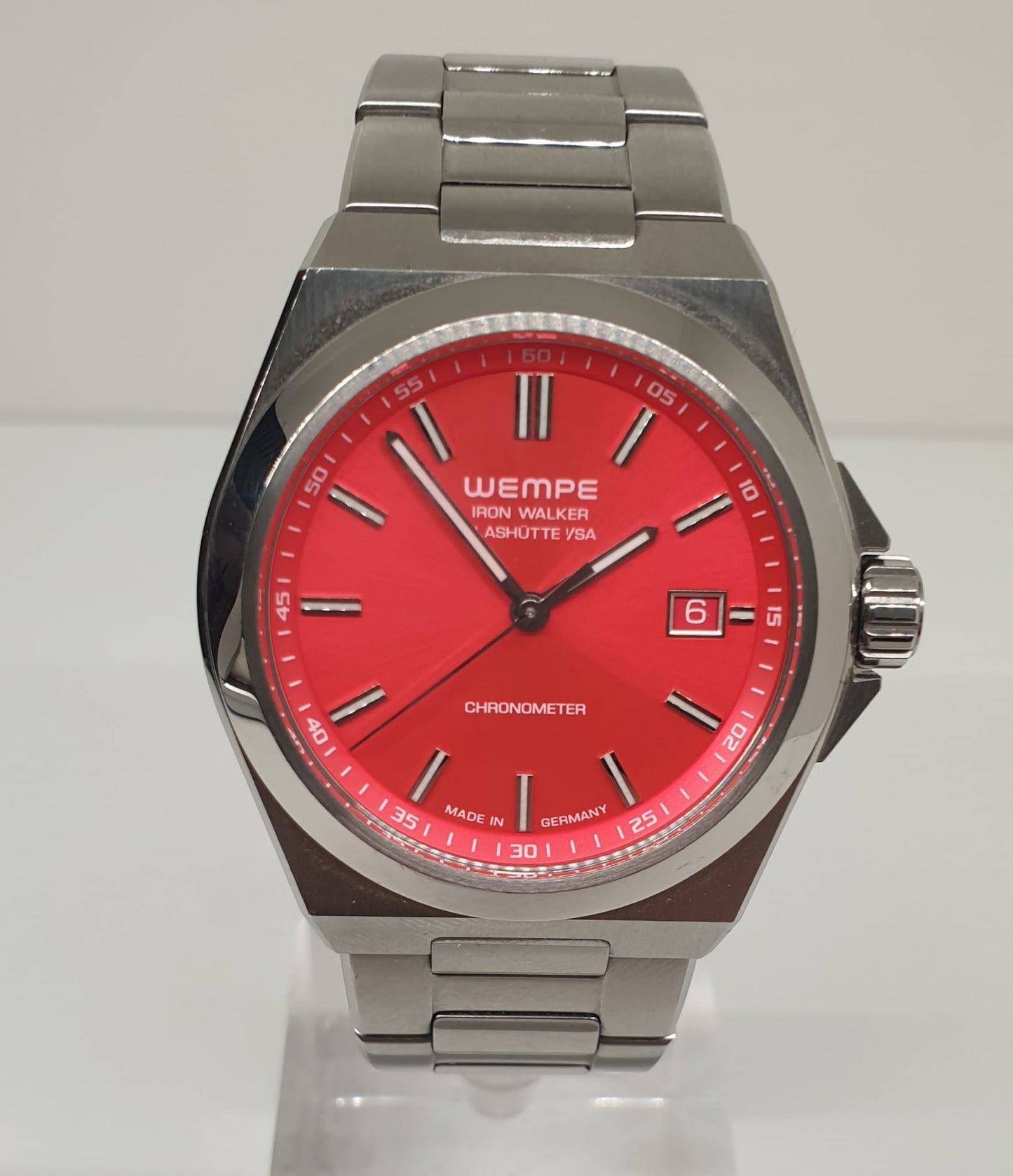 Wempe Glashütte Iron Walker Automatik Rot 40 W100016