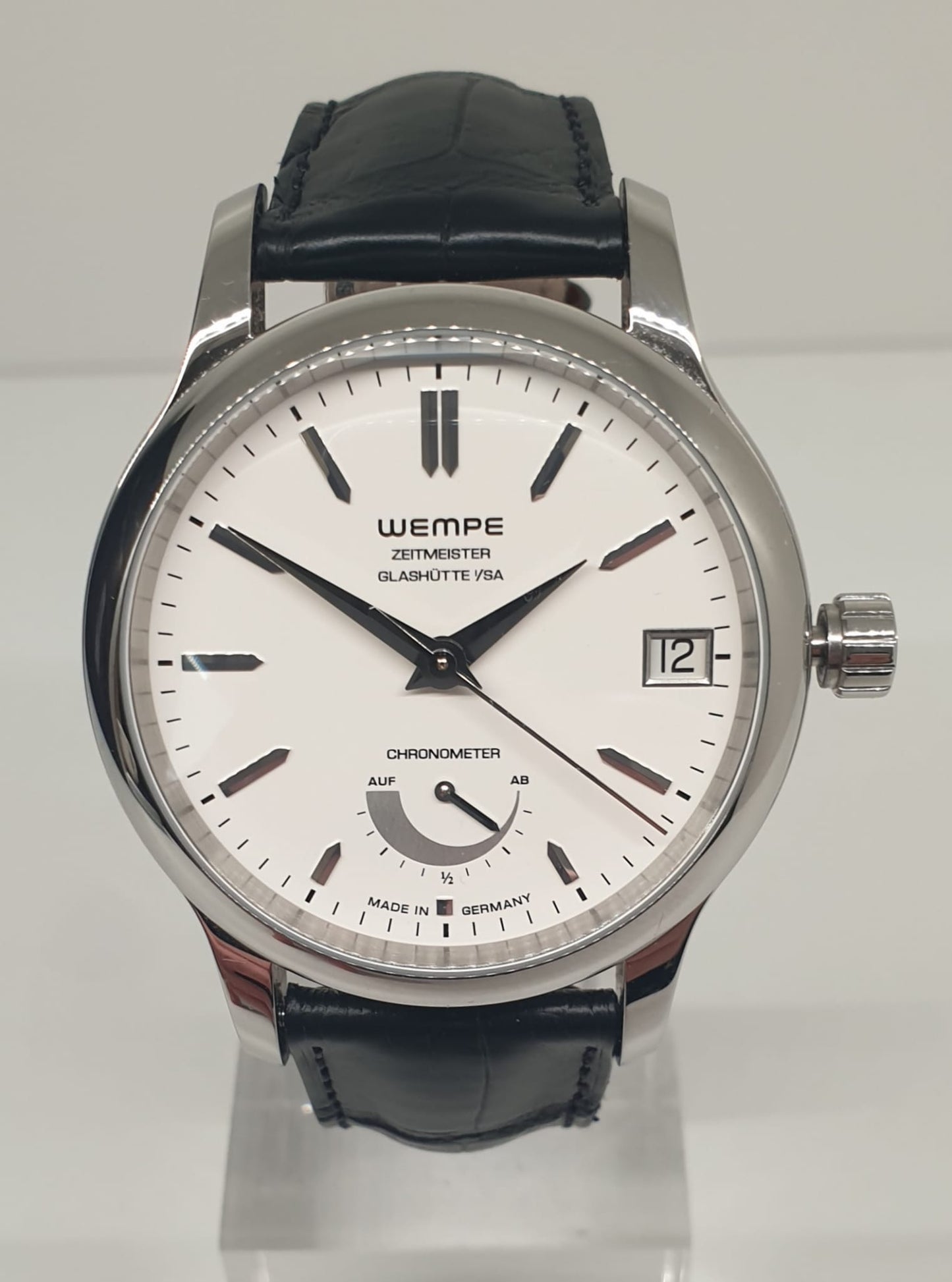 Wempe Glashütte Zeitmeister Klassik mit Gangreserve
