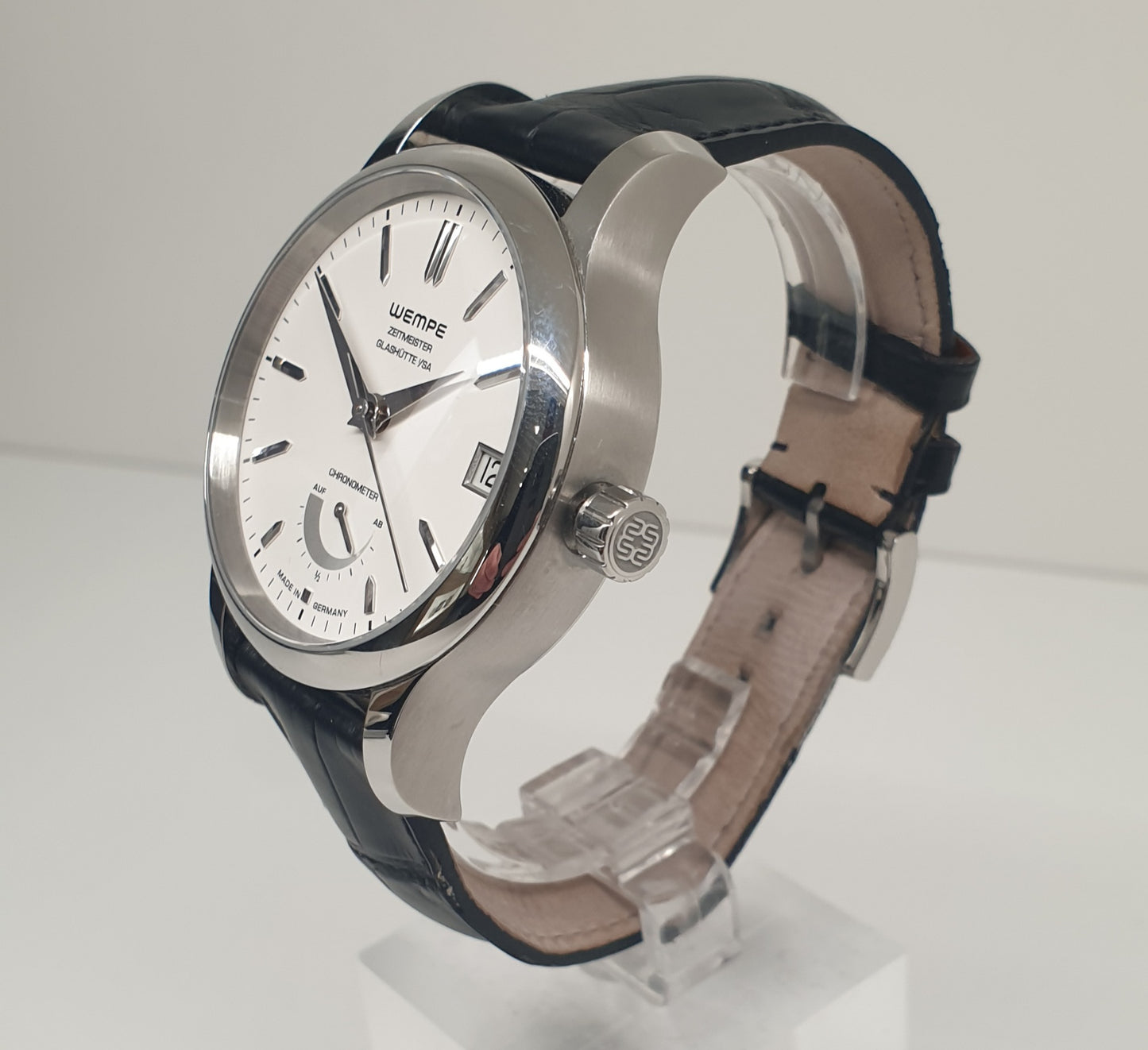 Wempe Glashütte Zeitmeister Klassik mit Gangreserve
