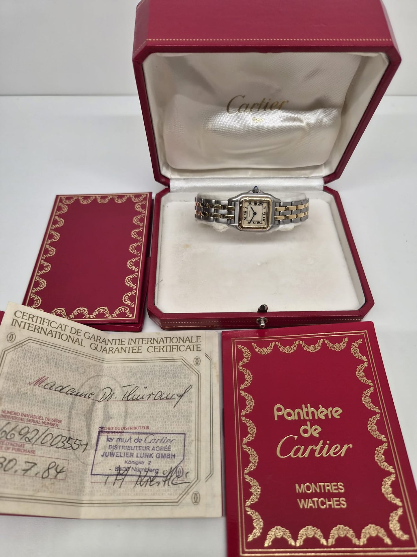 CARTIER PANTHERE LADY QUARTZ