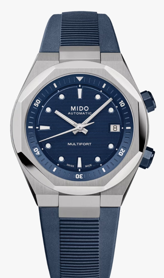 MIDO MULTIFORT 8 TWO CROWNS M047.507.17.041.00