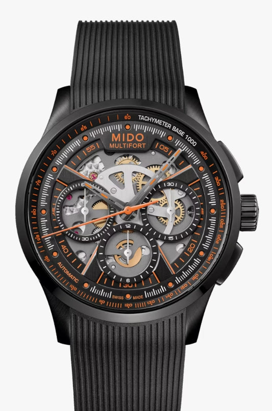 MIDO MULTIFORT SKELETON CHRONOGRAPH M038.662.37.050.00