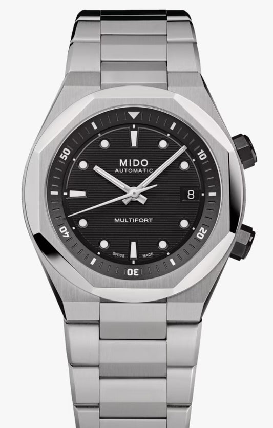 MIDO MULTIFORT 8 TWO CROWNS M047.507.11.051.00