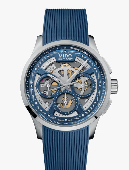 MIDO MULTIFORT SKELETON CHRONOGRAPH M038.662.17.040.00