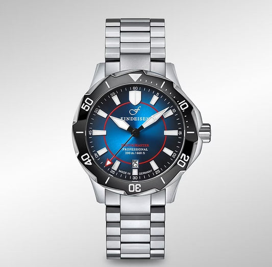 FINDEISEN NAUTICMASTER DIVER DLC F-1253-NM-DLC-B-GB-A26-S