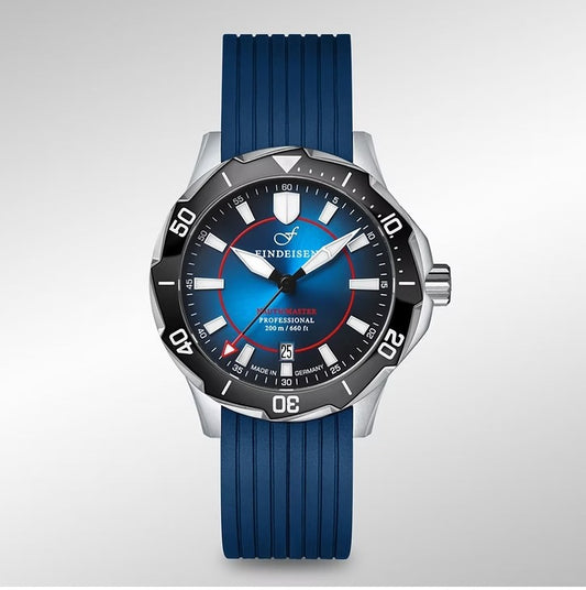FINDEISEN NAUTICMASTER DIVER DLC F-1253-NM-DLC-B-GB-A26-KB