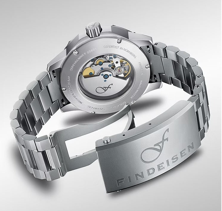 FINDEISEN NAUTICMASTER DIVER DLC F-1253-NM-DLC-B-GB-A26-S