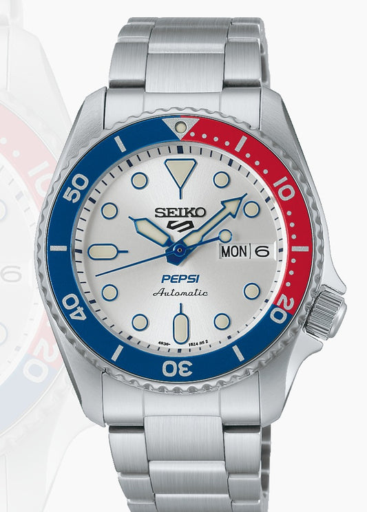 SEIKO 5 SPORTS PEPSI SRPL99 LIMITED EDITION limitiert auf 7000Stk.